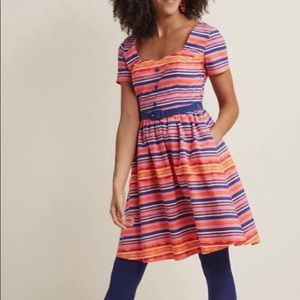 New Mod Cloth fun and funky dress large